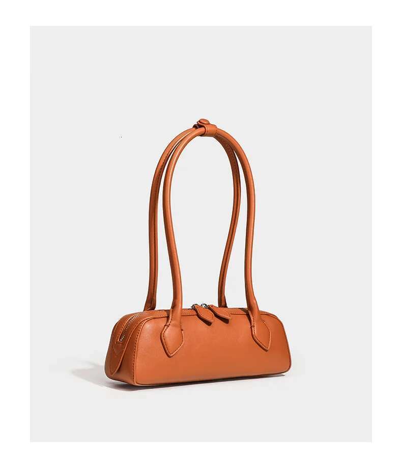 Women's Bags Fashion Women French Sausage Vintage Underarm Bag High-end Feel Leather Women's Handbag Single Shoulder