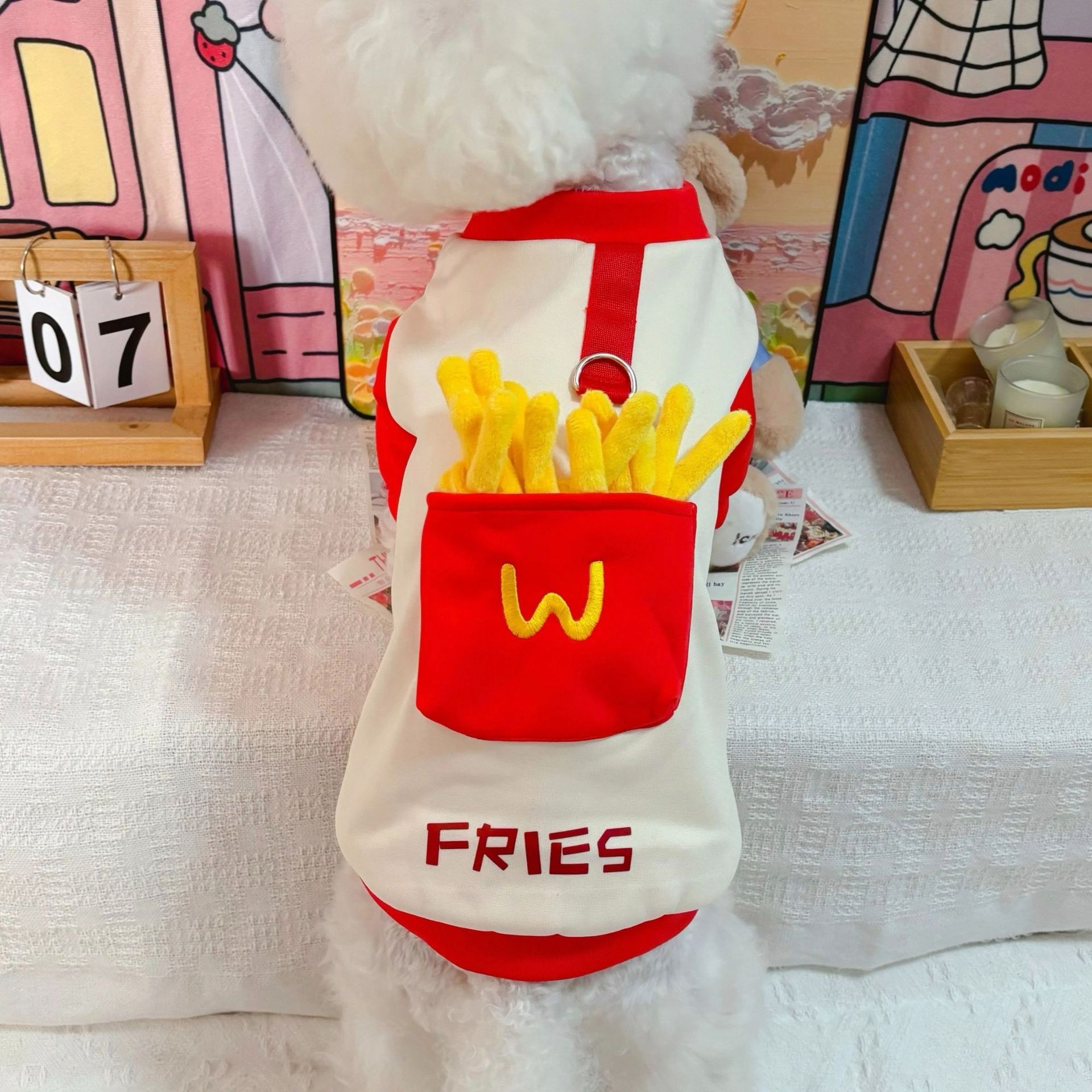 Stylish Canine Knit Hoodie | Warm Fleece Pet Outfit for Cats and Puppies (S-M)