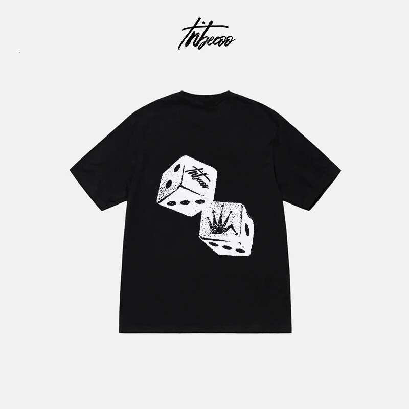 25 Years Of Brand New American Crown Dice T-Shirt Short-Sleeved Round Neck Fashion Men And Women Trends The Same