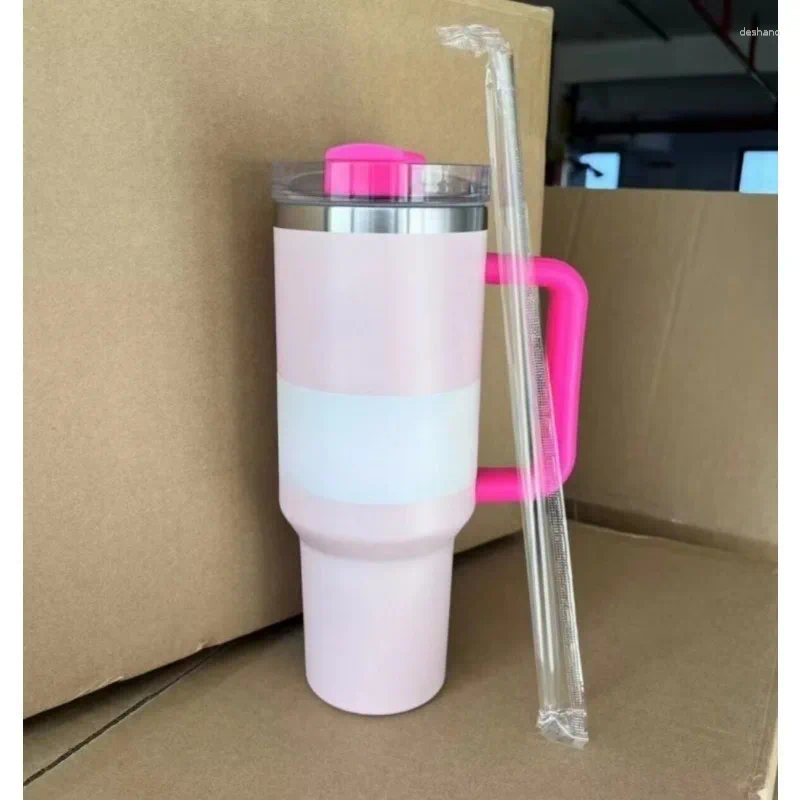 Water Bottles 40oz On-the-Go Insulated Coffee Mug With Handle Stainless Steel Travel That Lasts 34 Hours Chilled Andkept Warm For 10