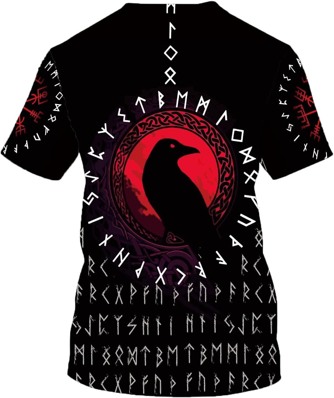 Mens T shirt Men's Vikings T Shirt Tops Novelty 3D Print Norse Mythology Pullover Tee tee Casual tops summer clothes cool