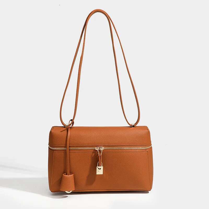 Women's Bags Women's Bags New Small Square Baotou Layered Leather Women's Handbag Single Shoulder Crossbody Bag