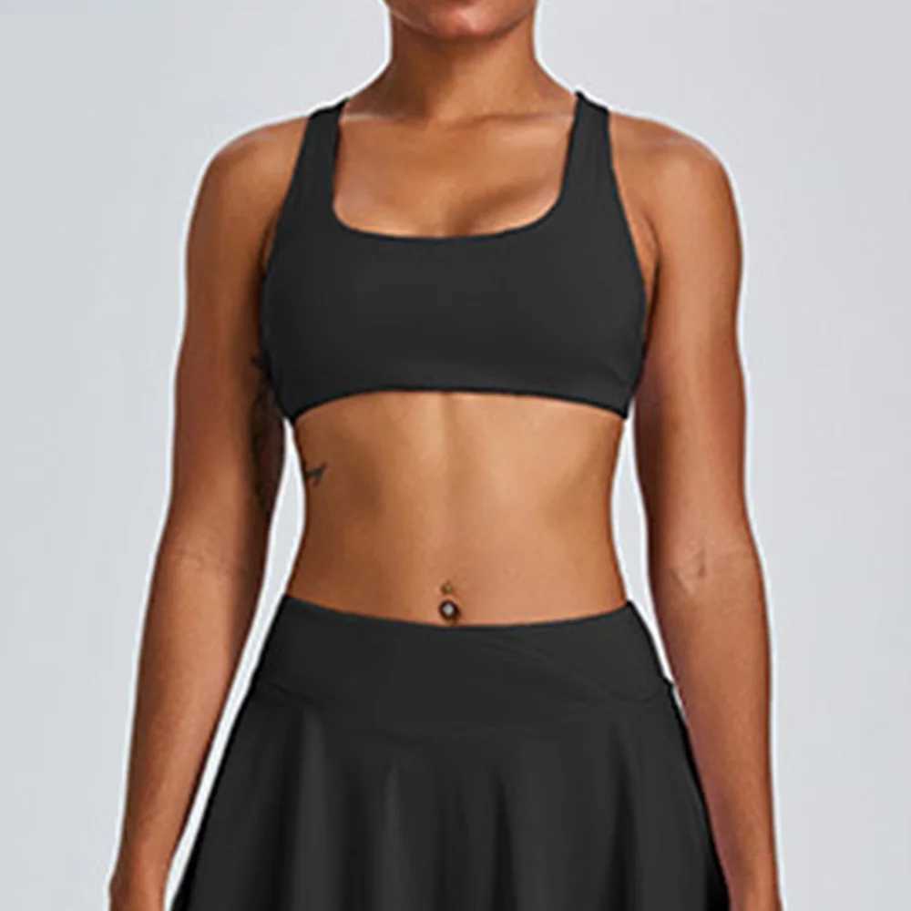 Active Shirts Tees Women Sports Bra High Strength Top Push Up Fitn Bra Underwear Sport Tops For Women Breathable Running Gym Vest Female Y250312ACQ5