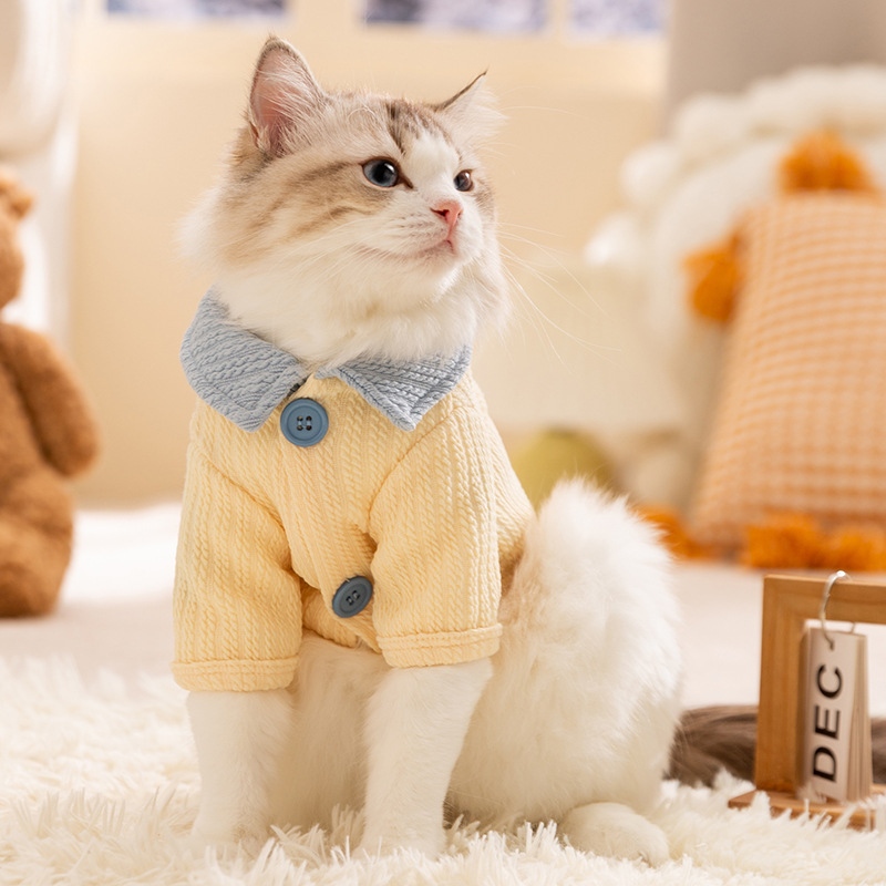 Season-Ready Cozy Apparel for Cats & Dogs - Colorful Spring & Autumn Top