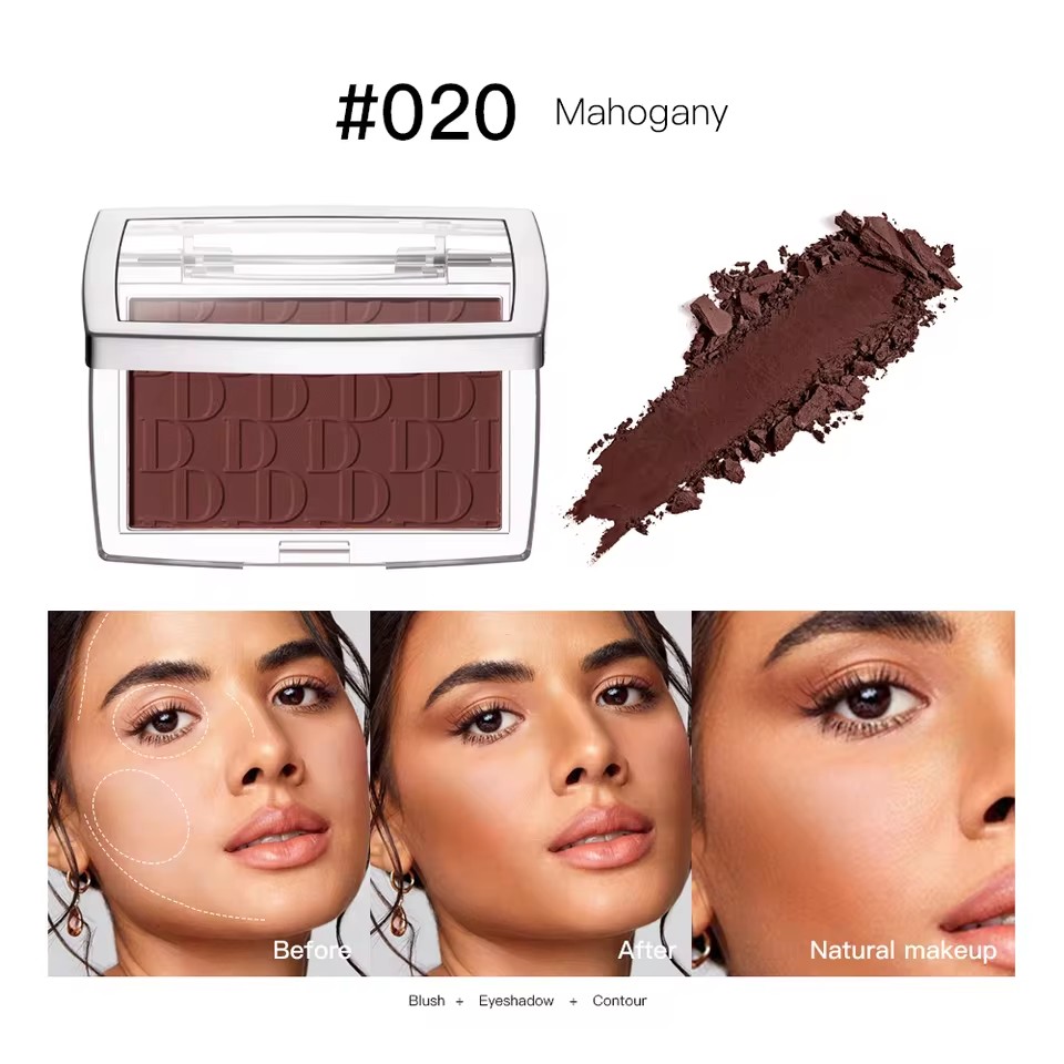 Blush Matte Natural Cheek Tint Brighten Face Waterproof Face Contouring Cosmetics Blush Powder Soft Female Makeup For Cheeks