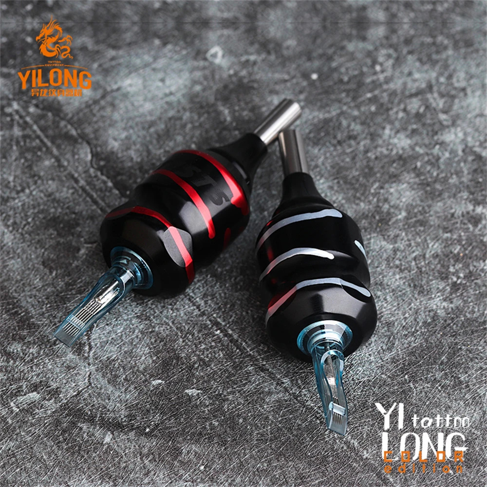 30MM Aluminum Alloy Tattoo Grip With Back Stem 25mm Handle Grip Tattoo Tube Tip Kit Multi Color 250306