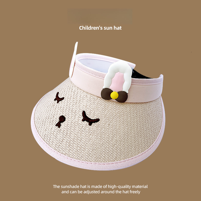 Children's hat girls and babies, summer sun empty top, outdoor activities for children, fisherman hat, baby baseball cap