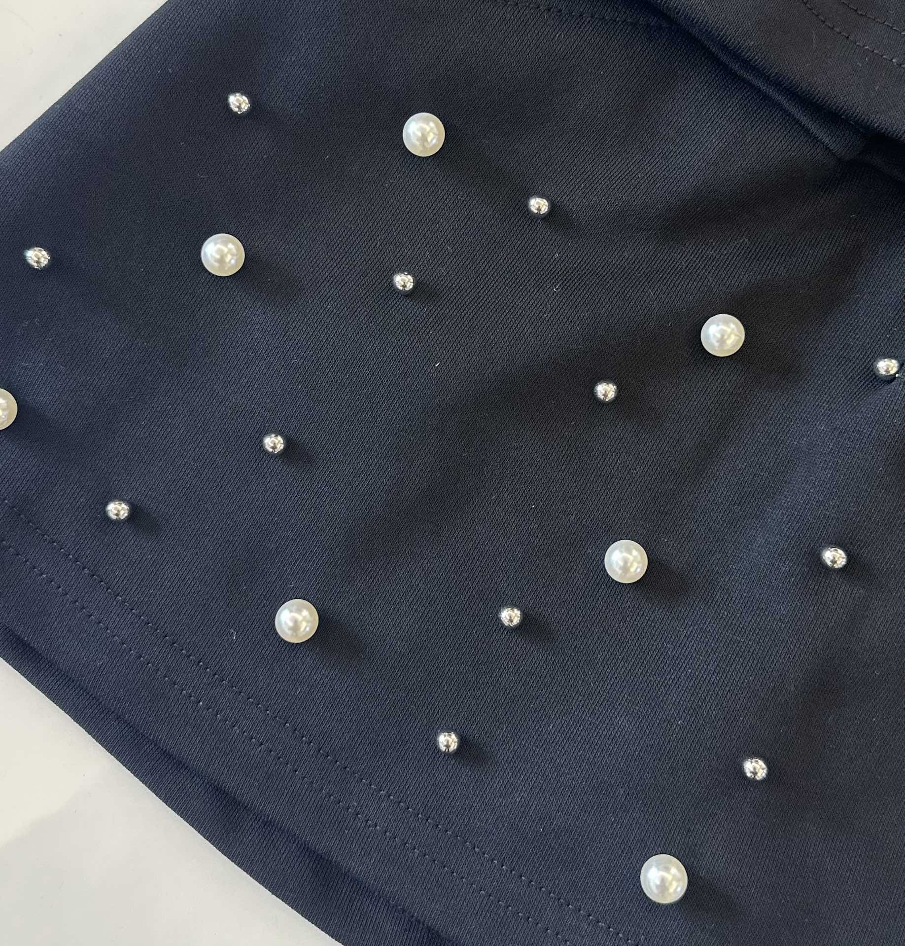 Daughter T Shirts Skirt Set Stylish Summer Outfit for Girls Ages 3-15 Lightweight Cotton Top with Pearl Detail Casual Skirt Included y2506072DEA