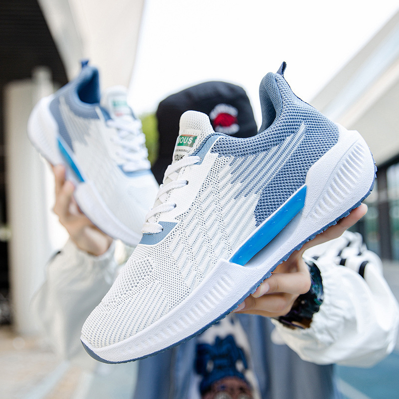 2025 New Men's Youth Outdoor Running Sports Flyknit Mesh Breathable, Comfortable, Lightweight Designer Fashionable and Trendy Shoes