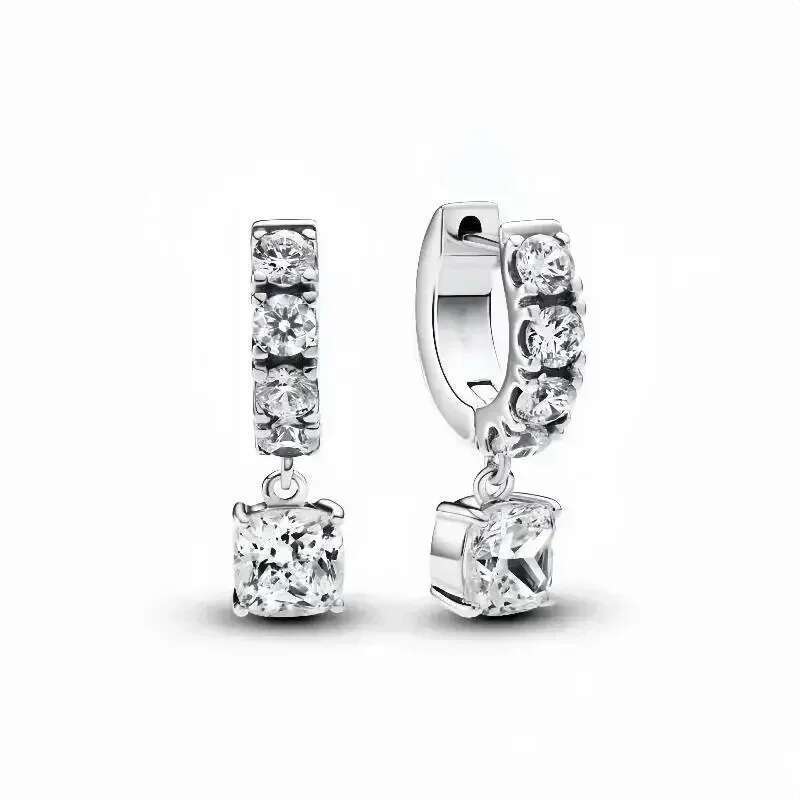 2025 Fashionable Girl Style 925 Sterling Silver Sweet And Romantic Bow&Flower&Heart Earrings Cute Gift Jewelry High Quality