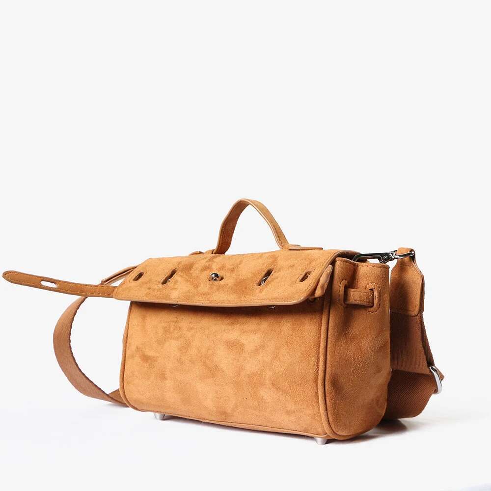 Small Bag Youth Women's Bags Ladies Shoulder Crossbody New Style Nubuck Leather Fashion Fancy High Quality 2024 Lady Sale