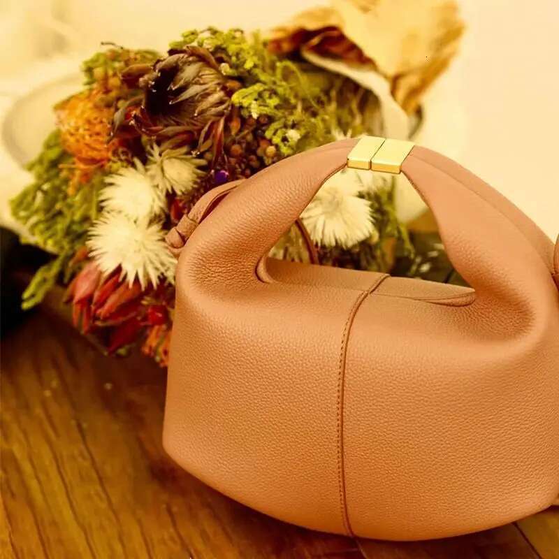 Women's Bags Women's Bags Women Cowhide Crossbody Bag Solid Color Shoulder Bags All-Match Ladies Gold Buckle Handbags