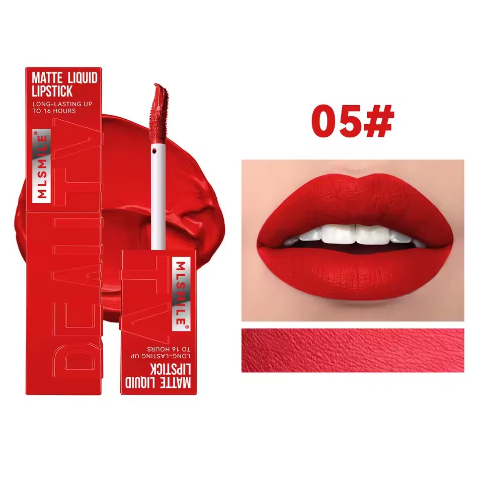 6 Colors Nude Matte Lip Gloss Waterproof Lasting Lipstick Not Fading Sexy Nude Red Pink Velvet Liquid Lipsticks Makeup