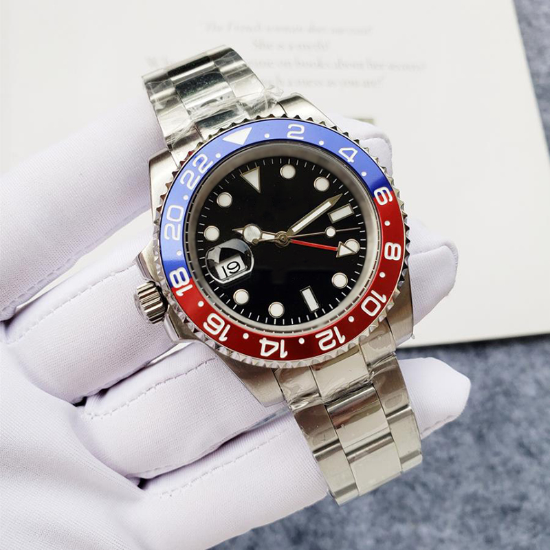 AAAA+ High quality men's cola pepsi watch designer watch luxury top brand series fashion business sports movement sapphire crystal 40MM men's high-end watch rejol dial