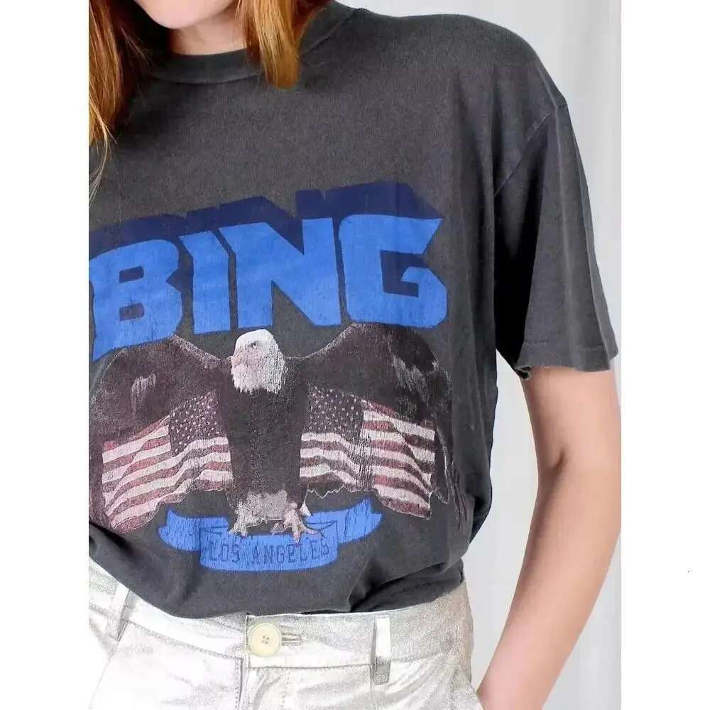 Summer Eagle Graphic T-Shirt Women Short Sleeve Round Neck Fashion Tees Tops Vintage Tee Shirt T-Shirts Female Clothing