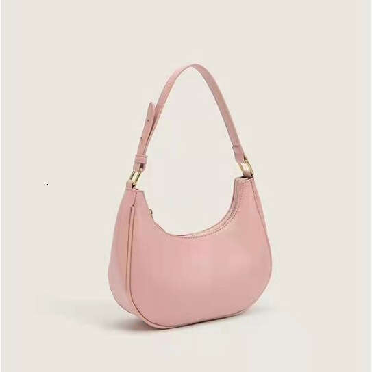 Women's armpit high-end and stylish single shoulder handbag, 2022 summer new item, contrasting color crescent small bag, women's bag