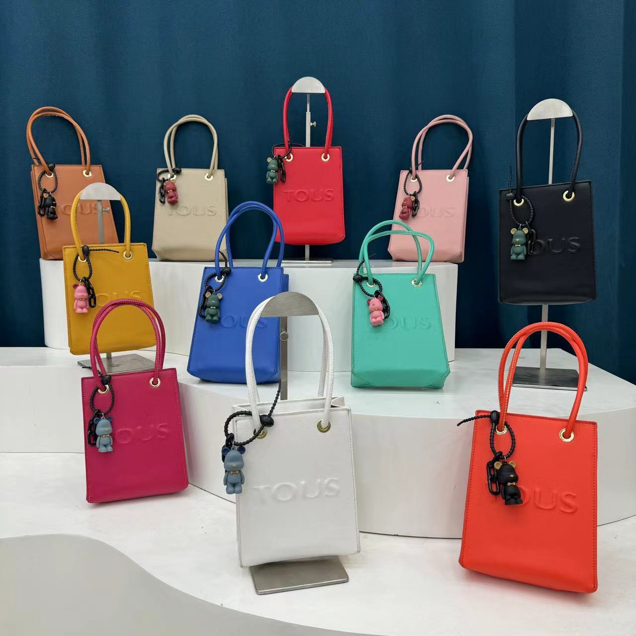 Free Shipping New Designer Bag TOUS Fashionable Women's Shoulder Crossbody Bag Embossed Letter Handbag Wallet