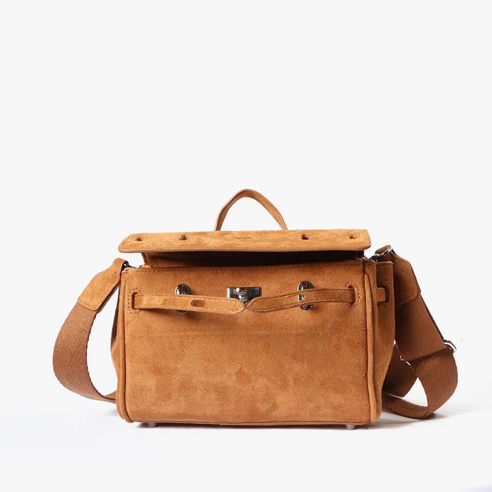 Small Bag Youth Women's Bags Ladies Shoulder Crossbody New Style Nubuck Leather Fashion Fancy High Quality 2024 Lady Sale