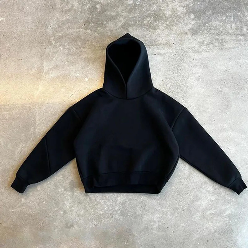 Casual sets Solid Tracksuit for Men Zipper Long Sleeve Hooded Sweatshirt Straight Pants 2 Piece Set Plush Hoodie Trousers Suits 250312