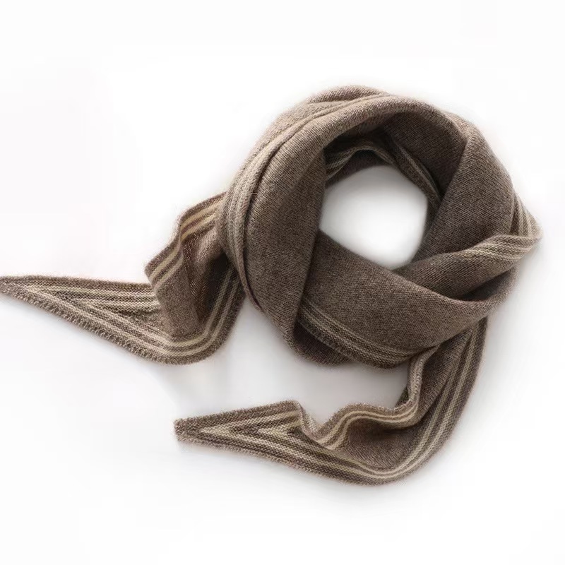 T280 cashmere scarf shawl dual-purpose triangle scarf warm neck scarf