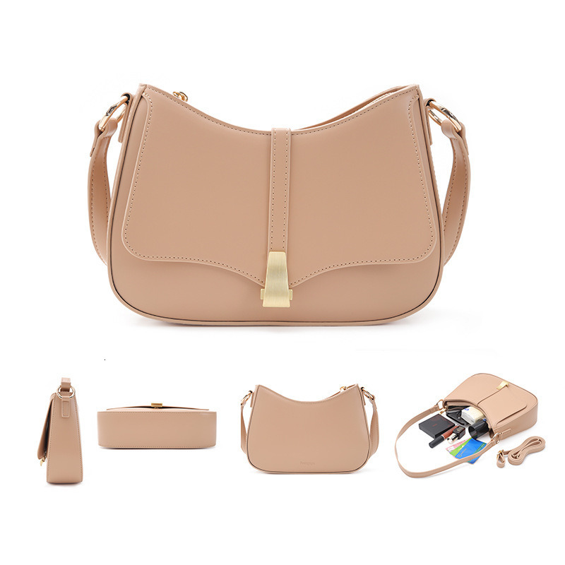 Spring And Summer Fashionable Women's Bags, Niche 2023 Western Style Shoulder Bag, French Stick Underarm Bag