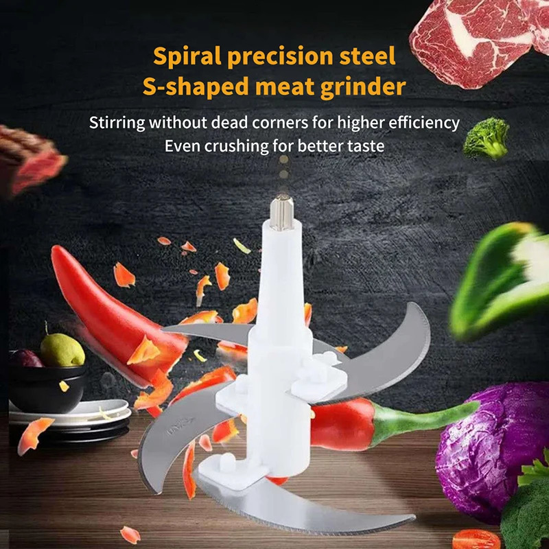 Electric Meat Grinder Blade Food Crusher Processor Replacement Spare Parts For 2L3L4L Accessories Kitchen Tools 250305