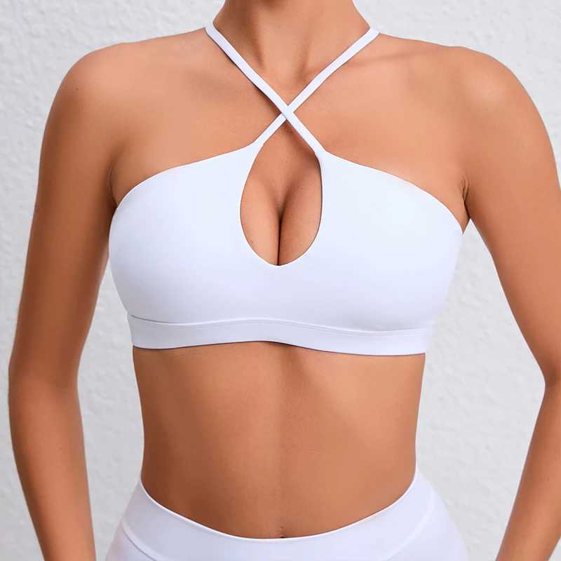 Active Shirts Tees Hearuisav New Gym Top Women Training Clothes Stretch Women Sports Underwear Fitn Workout Cross Bra Sexy Sports Bra Y250312KTKV