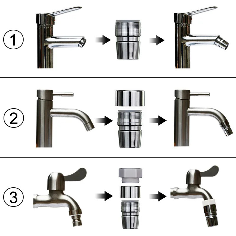 Faucet Oral Irrigator Portable Teeth Cleaner Dental Water Flosser Pressure Adjustable Water Pick Jet Flossing No Charge Need 250312