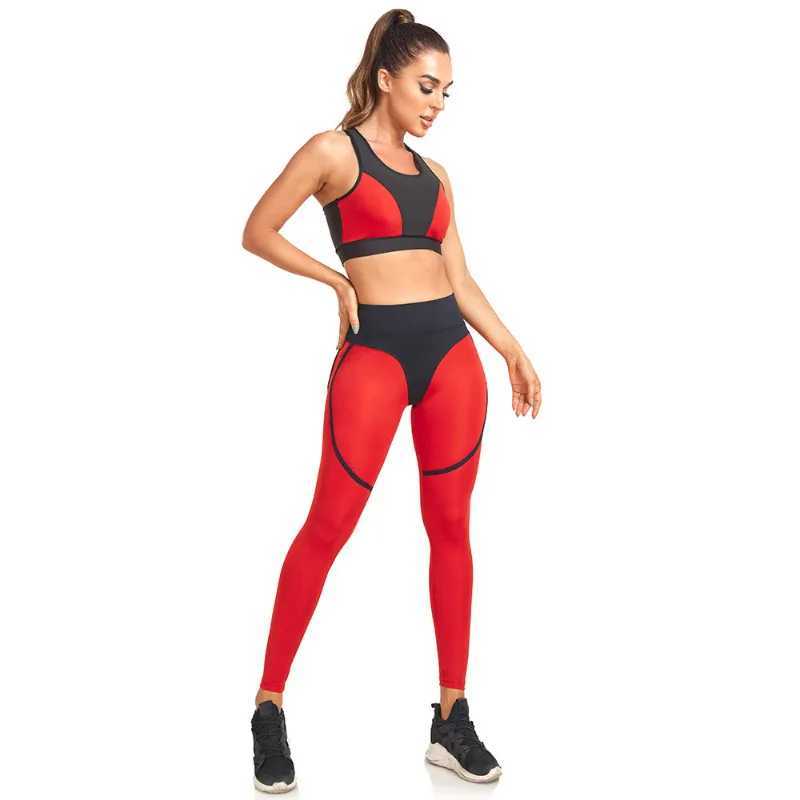 Active Pants Sports High Waist Leggings Women Spliced Slim Tights Gym Workout Running Sexy Butt Lift Fashion Elastic Cropped Pants Y25031282YN