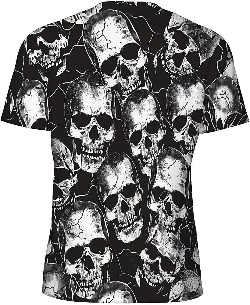 Mens T shirt Men's Novelty T-Shirts Graphic 3D Print Summer Short Sleeve Purple Dark Moon tee Casual tops summer clothes cool