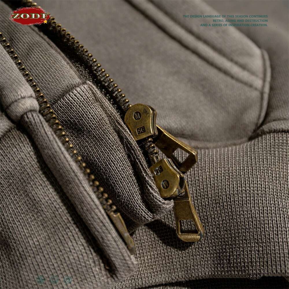 Retro Winter Women Short Zipper Hoodies Female Girls Loose Thick Fleece Hooded Zip-Up Coat Streetwears H