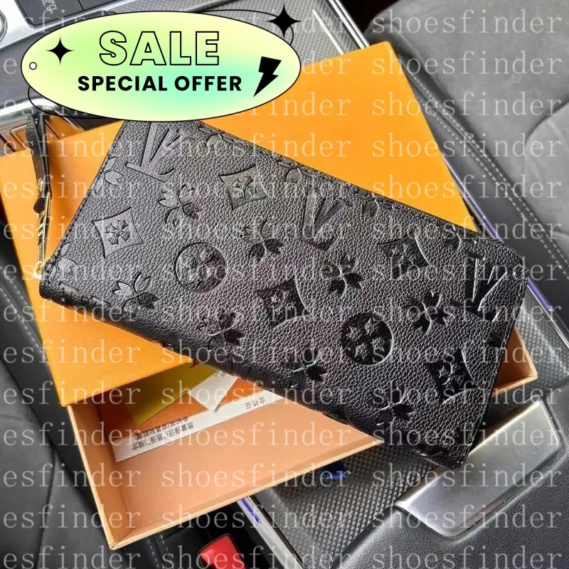 designer classic luxury handbags Women Men Genuine Leather Fashion Black empreinte card holders 60017