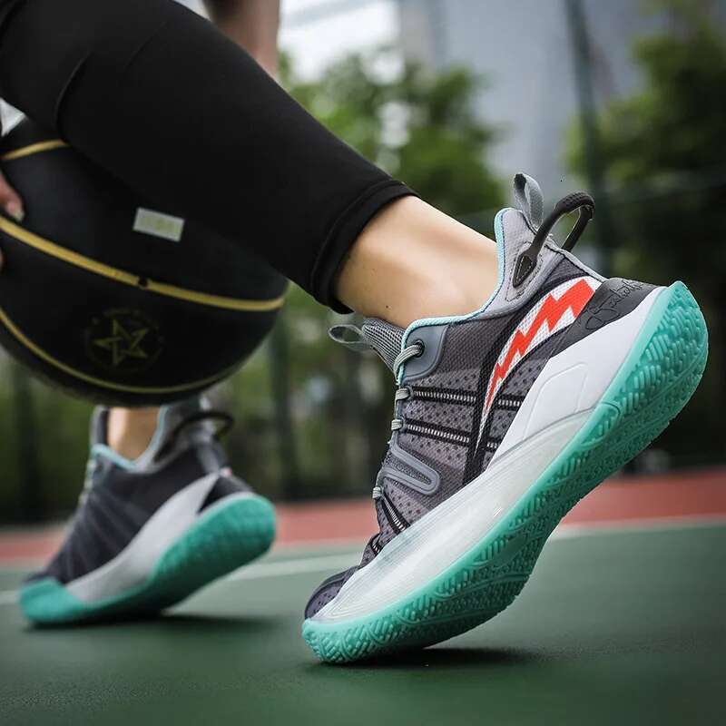 2025 Men and Women Fluorescent New Comfortable Thick Soled Air Cushion Basketball Shoes Valentine's Day Romantic Design
