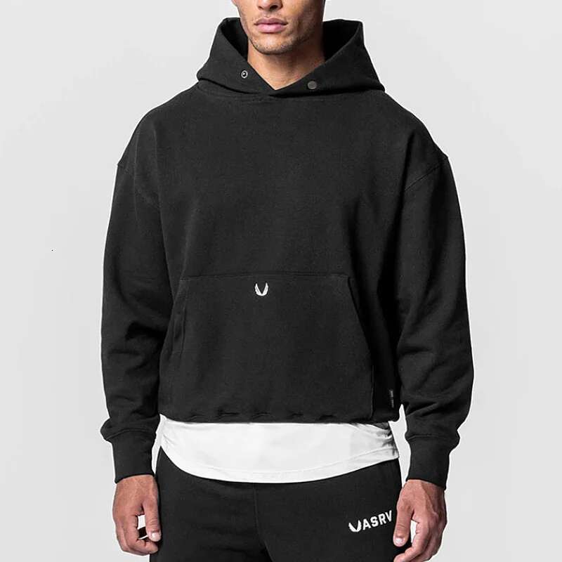 Mens Brand Fiess Long Sleeve Sports Hoodie Bodybuilding Workout Casual Pullover Sweatshirts Male Coat Tracksuit Gym Clothing