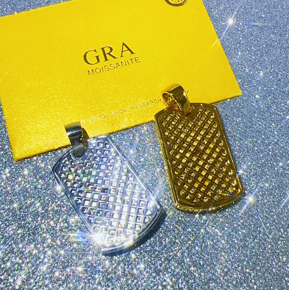 Fine Jewelry Necklaces Pass Diamond Tester VVS Moissanite Chain Pendant Silver 925 Charm Pendant