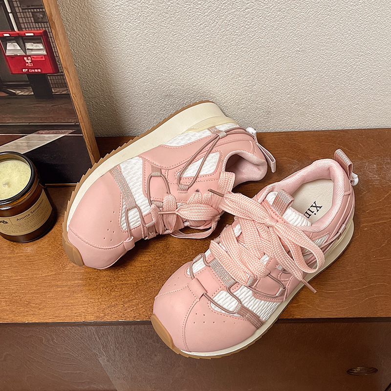 Lightweight Training Shoes With Thick Soles 25 Spring And Autumn New Fashion Designer High quality Women s Board Shoes Outdoor Leisure Sports Shoes Sk