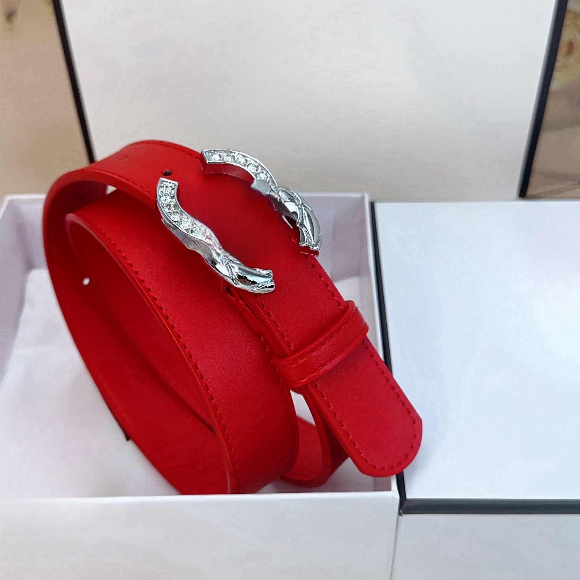 for dress holiday luxure belts designer women thin ceinture luxe red brown belt rhinestone cintura uomo