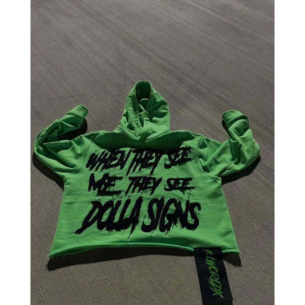 Y2K New Couple Hoodie INS Street Style Color Match Letter Loose Sweater Hip Hop Harajuku