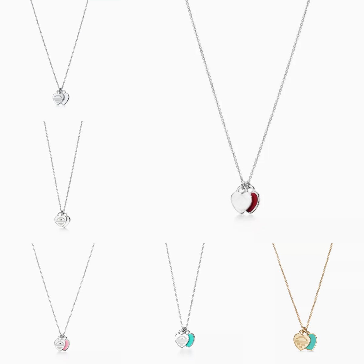 Classic Heart Necklaces Pendant Designer Love Heart-shaped Chain for Gold Silver S925 Earrings High Quality Wedding Engagement Gifts Series Necklace Jewelry Gift