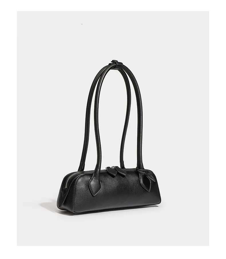 Women's Bags Fashion Women French Sausage Vintage Underarm Bag High-end Feel Leather Women's Handbag Single Shoulder