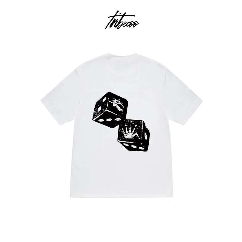 25 Years Of Brand New American Crown Dice T-Shirt Short-Sleeved Round Neck Fashion Men And Women Trends The Same