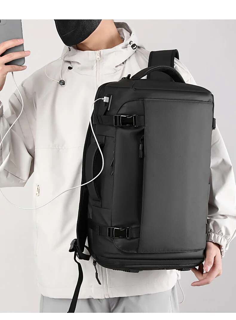 Travel Backpack 40L, TSA Friendly Flight Approved Carry-On Lage Hand Backpack, Water-Resistant Lightweight Business Rucksack