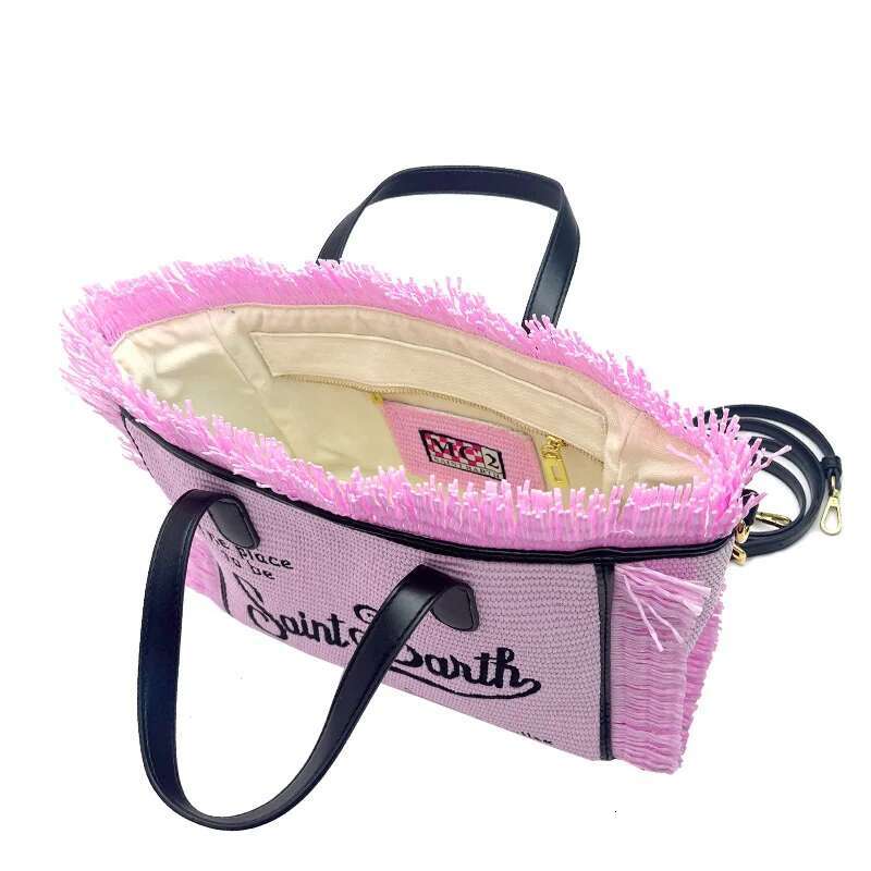 saint barth mat crossbody small bag casual travel straw handmade tassel handbag tote bag