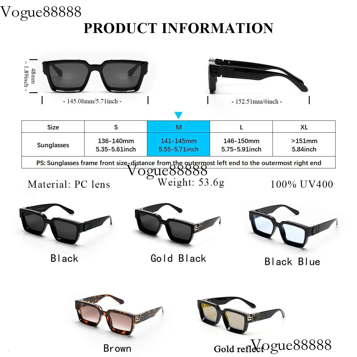 Ruiao Retro Black Millionaire Shades Sunglasses 2024 For Men Designer Famous Brand Square Sun Glasses Man Women Sunglass