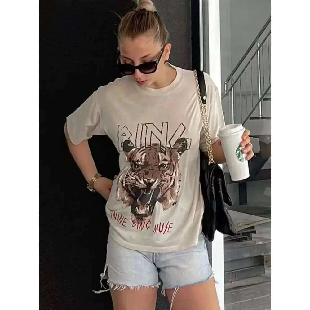 Summer Eagle Graphic T-Shirt Women Short Sleeve Round Neck Fashion Tees Tops Vintage Tee Shirt T-Shirts Female Clothing