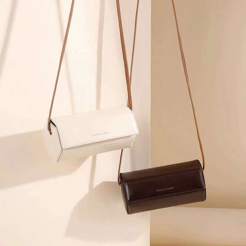 LMQ NEW Women Chic Design Ins Cyder Autumn Winter Fashion All-Match Messenger Bag Shoulder Strap Adjustable
