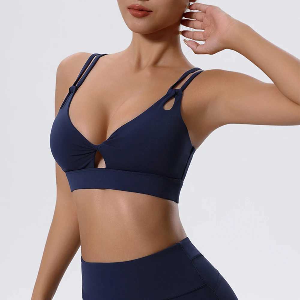 Women's Tracksuits Women Cross Strap Sports Bra Brassiere Fitn Top Breathable Bras Runing Gym Crop Top Sport Bra Women Push Up Sport Bra Y2503129