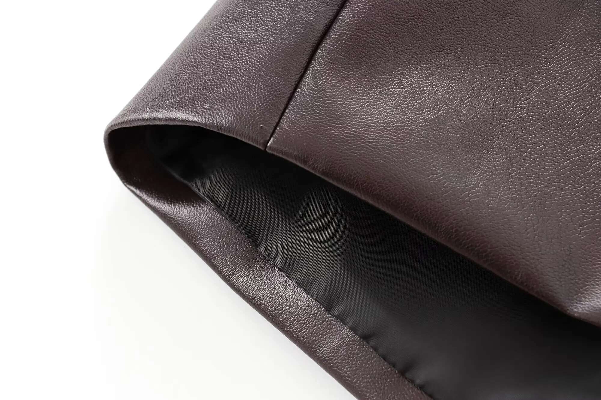 Faux Leather Mini High Waist Short For Women Summer Pleated Women's Skirts Fashion Woman Skirt