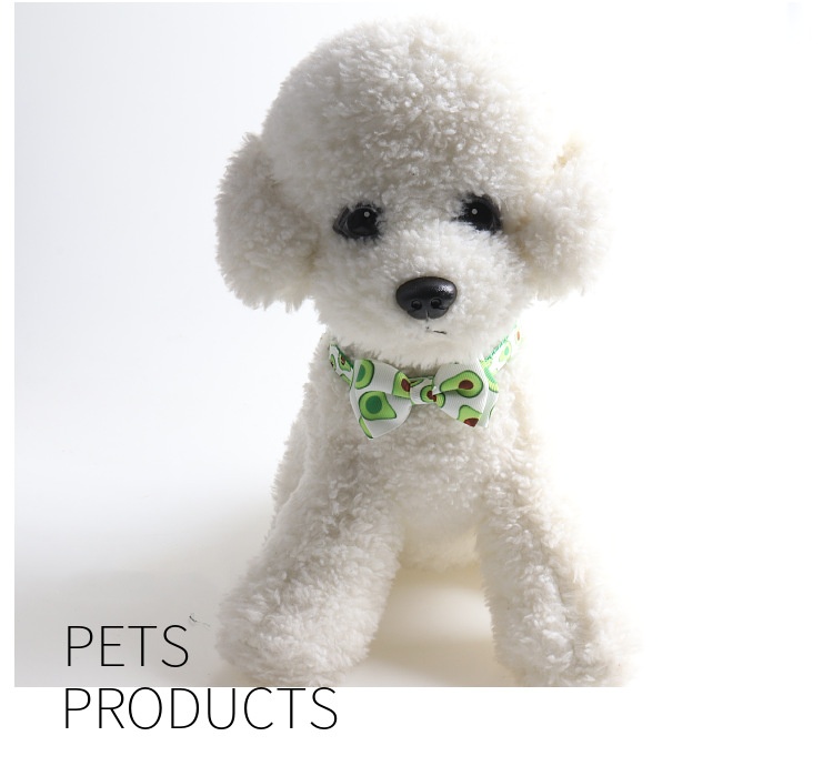 Cute Cat Collar with Bell and Charm Breakaway Bowtie Cat Collar for Kitten Cat Soft Fancy Adjustable Summer Cat Tie with Fruit Series Pattern for Boy 