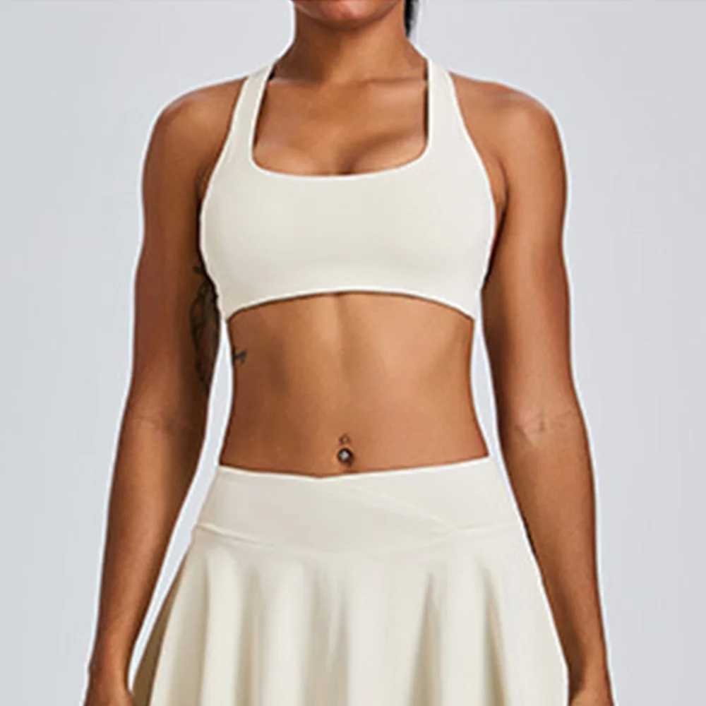 Active Shirts Tees Women Sports Bra High Strength Top Push Up Fitn Bra Underwear Sport Tops For Women Breathable Running Gym Vest Female Y250312ACQ5